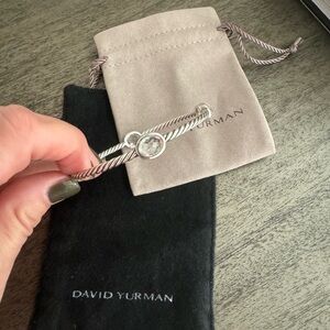 David Yurman bangle w quartz as the stone.